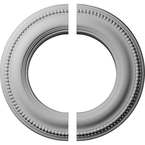 Ekena Millwork Bradford Classic Ceiling Medallion, Two Piece (Fits Canopies up to 8 5/8"), 13"OD x 7 1/2"ID x 3/4"P CM13BR2 - main